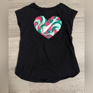 Nike Black Tee with White Logo